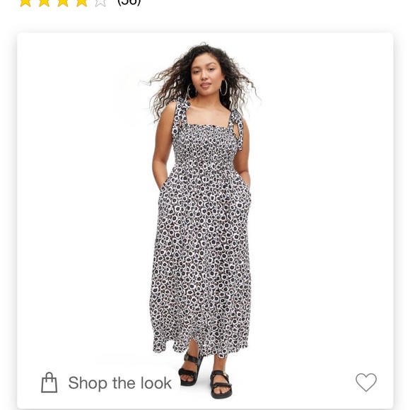 DVF for Target - Smocked Midi Tie-Strap Dress - Picture 3 of 8